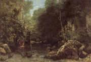 Courbet, Gustave The Shaded  stream china oil painting reproduction